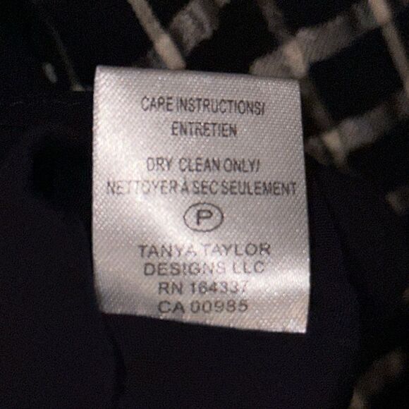 NWTs Tanya Taylor Nicola Puff-Sleeve Belted Check Mini Dress Size 2 - Picture 12 of 13